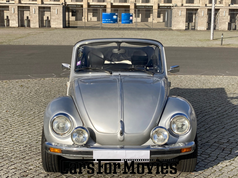 CarsForMovies | VW Käfer 1303 LS 1978 Deutschland Silber Schwarz Zivilfahrzeug Cabrio Berlin 5225 Oldtimer Heckgepäckträger